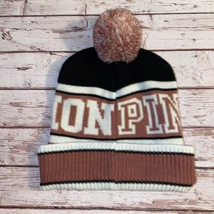 Victoria’s Secret pink nation beanie